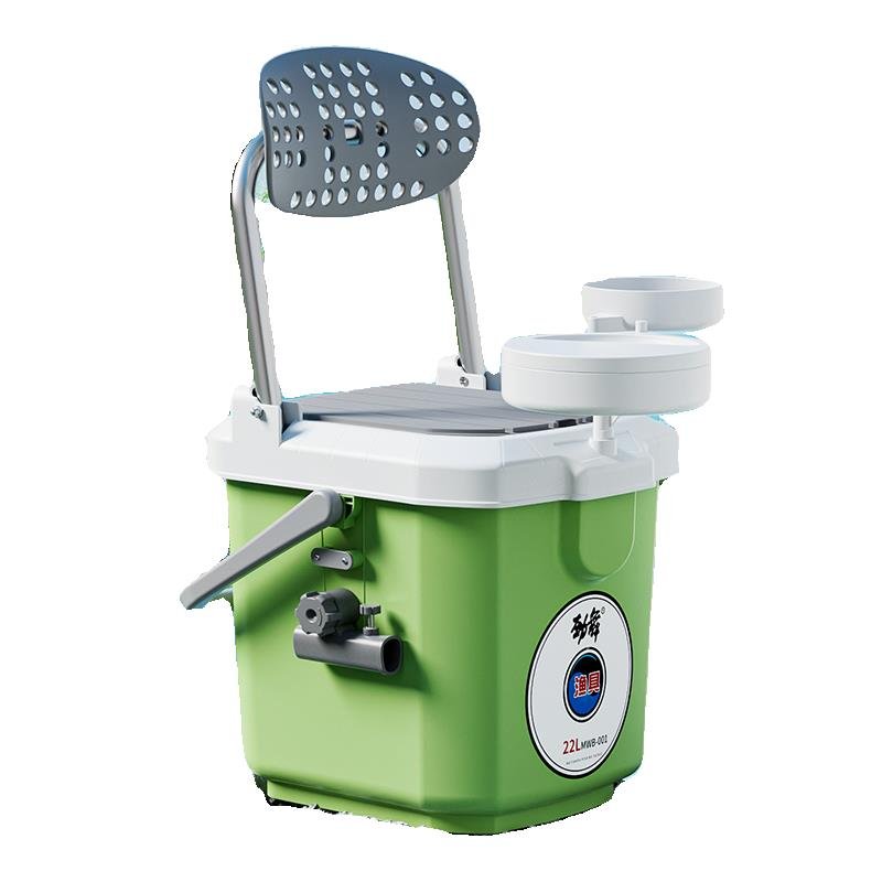 The new multi-purpose fishing tank can be filled with a thick, super-light full gear and a live fish barrel stand